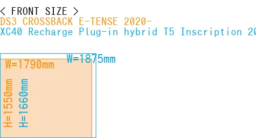 #DS3 CROSSBACK E-TENSE 2020- + XC40 Recharge Plug-in hybrid T5 Inscription 2018-